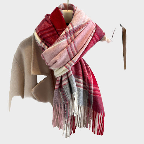 Aveline | Πολυτελές Καρό Σκ scarf