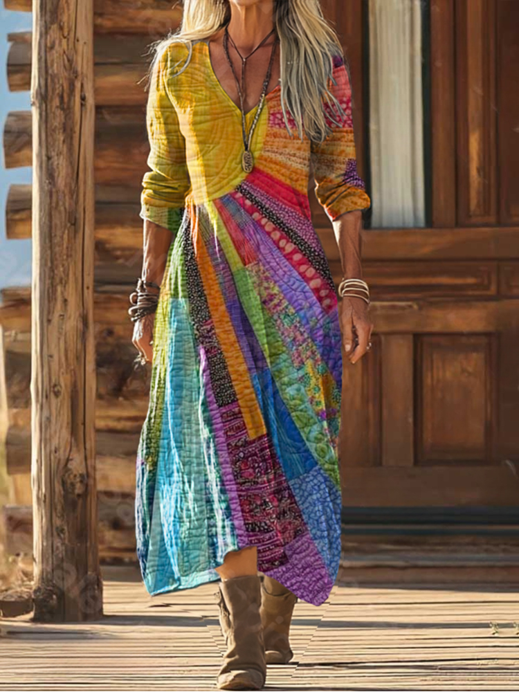 Φόρεμα Bohemian Σχεδιασμού Ήλιου